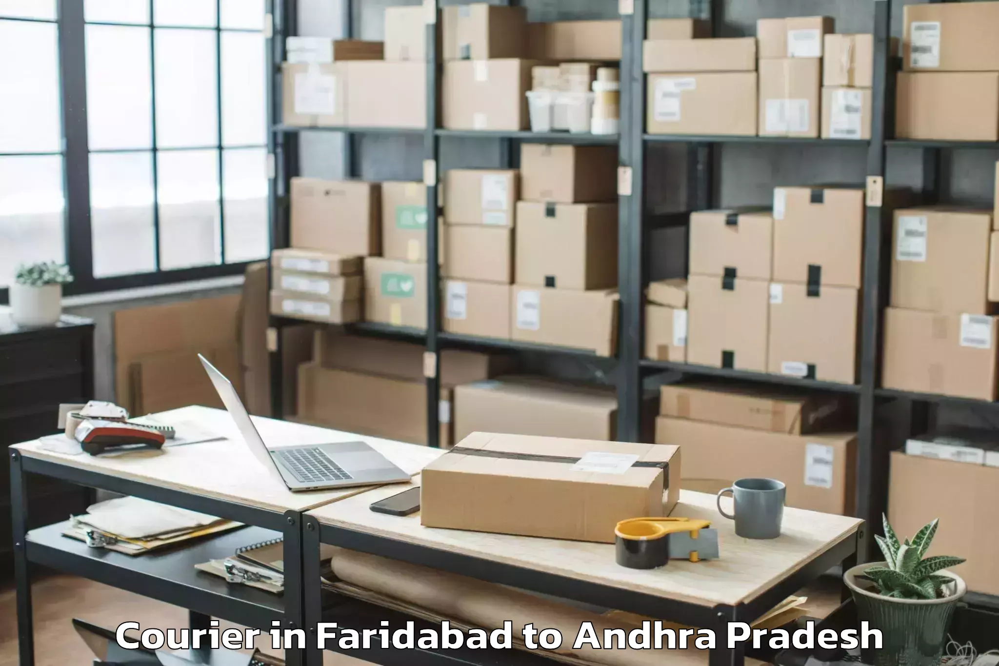 Faridabad to Chilakalurupet Courier Booking